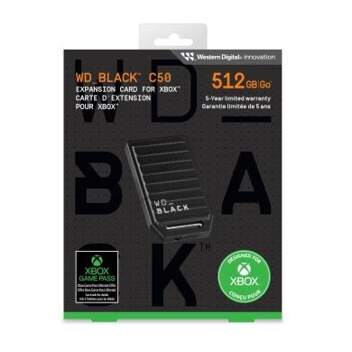KARTA WD_BLACK C50 do Expansion Slot XBOX 512GB 2400/2000 MB/s