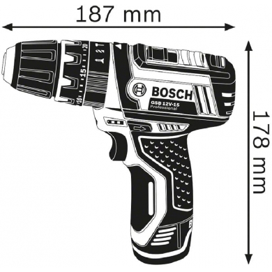 Bosch GSB 12V-15
