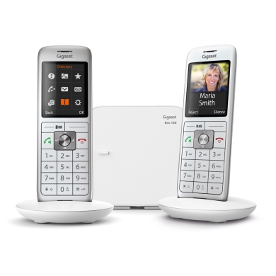 Gigaset CL660 duo- biały/white - telefon bezprzewodowy DECT z dwoma słuchawkami